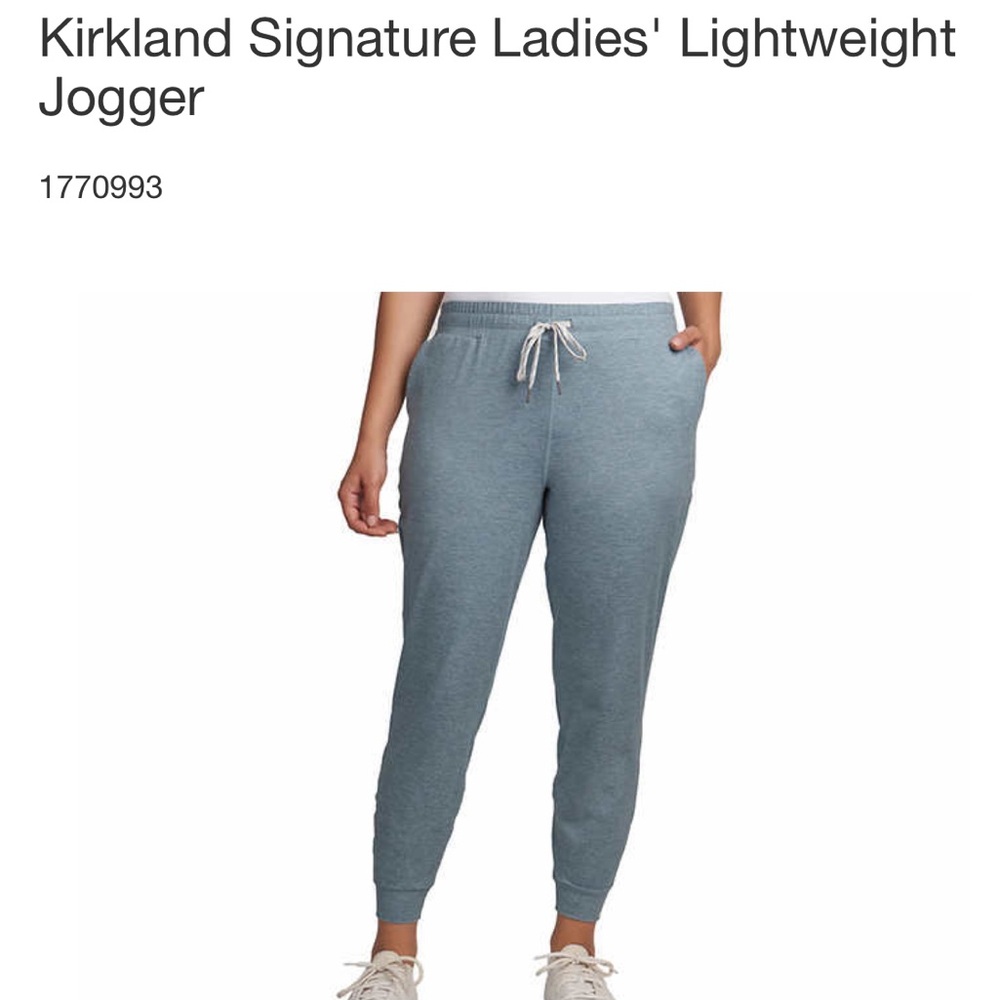 Kirkland signature lightweight joggers LIGHT BLUE